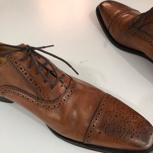 Vero Cuoio brown leather Oxford men’s shoes